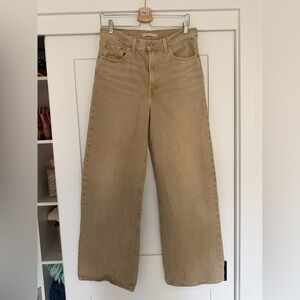 LEVI’S Women's Wide Leg Tan Jeans